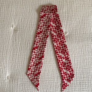 Coach Heart Print Scarf